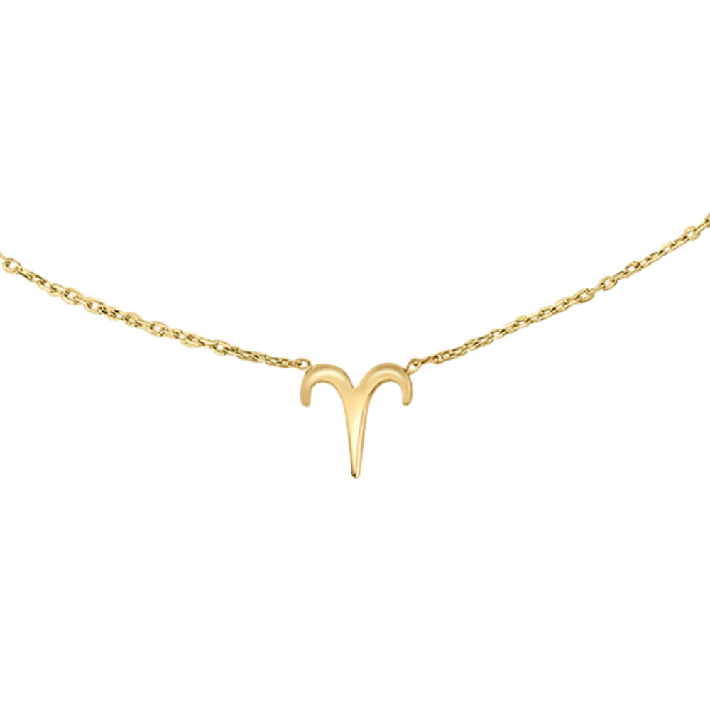 ARIES ZODIAC NECKLACE | 9K SOLID GOLD