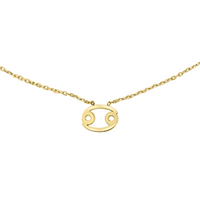 CANCER ZODIAC NECKLACE | 9K SOLID GOLD