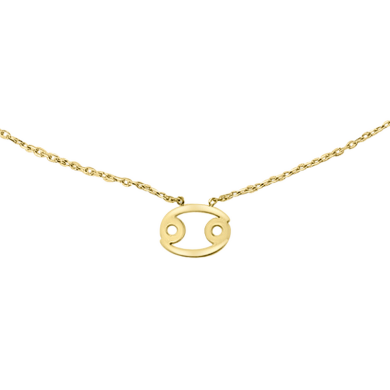 CANCER ZODIAC NECKLACE | 9K SOLID GOLD