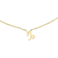 CAPRICORN ZODIAC NECKLACE | 9K SOLID GOLD