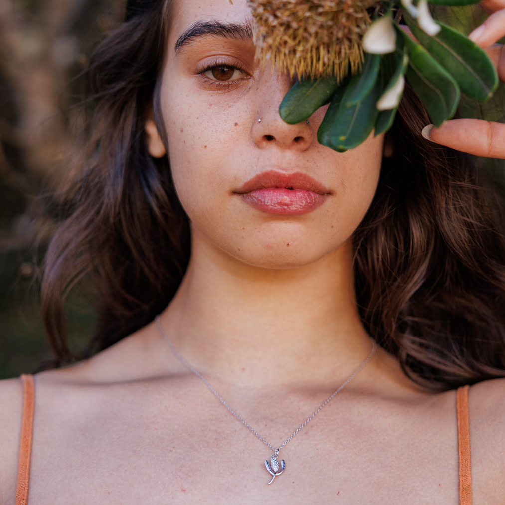 FREESTONE BANKSIA NECKLACE | SILVER