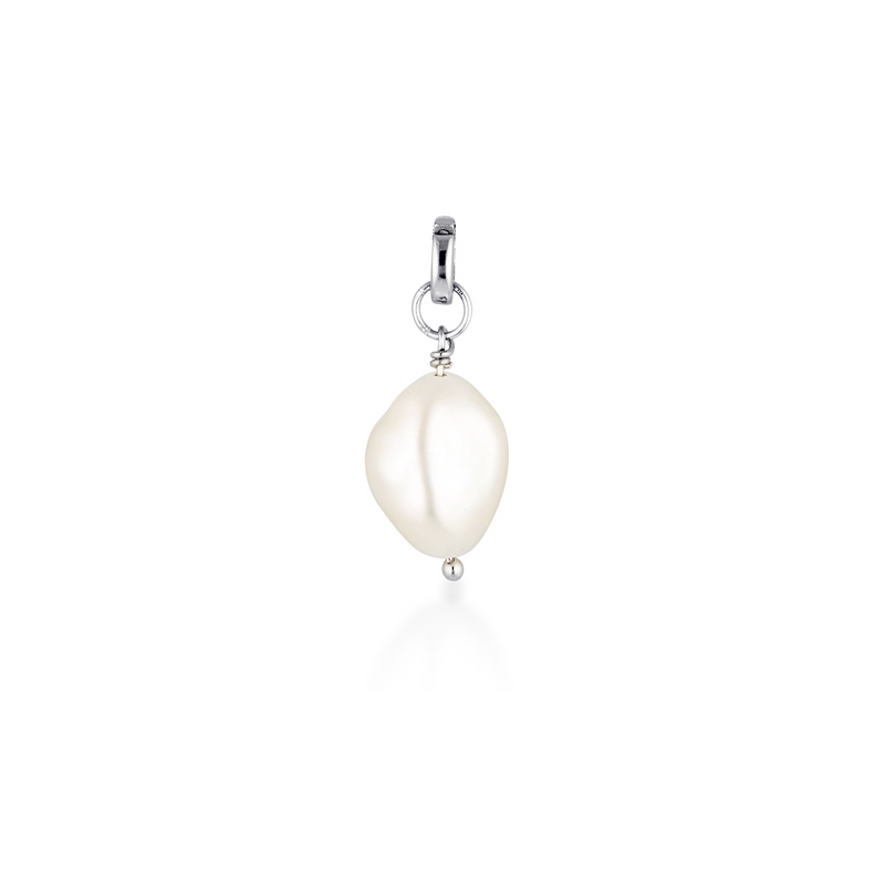 CELINE PEARL PENDANT | SILVER