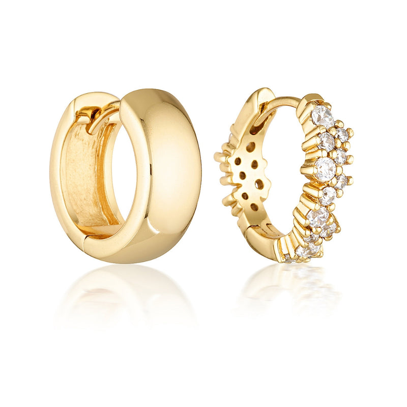 SOFIA HOOPS & COVEY HOOPS | GOLD