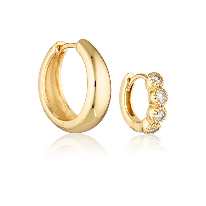 TULLY HOOPS & ELARA HUGGIES | GOLD