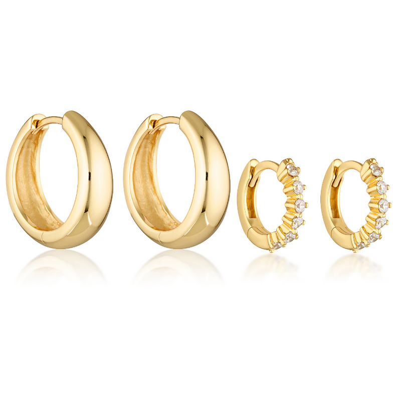 TULLY HOOPS & TESA HUGGIES | GOLD