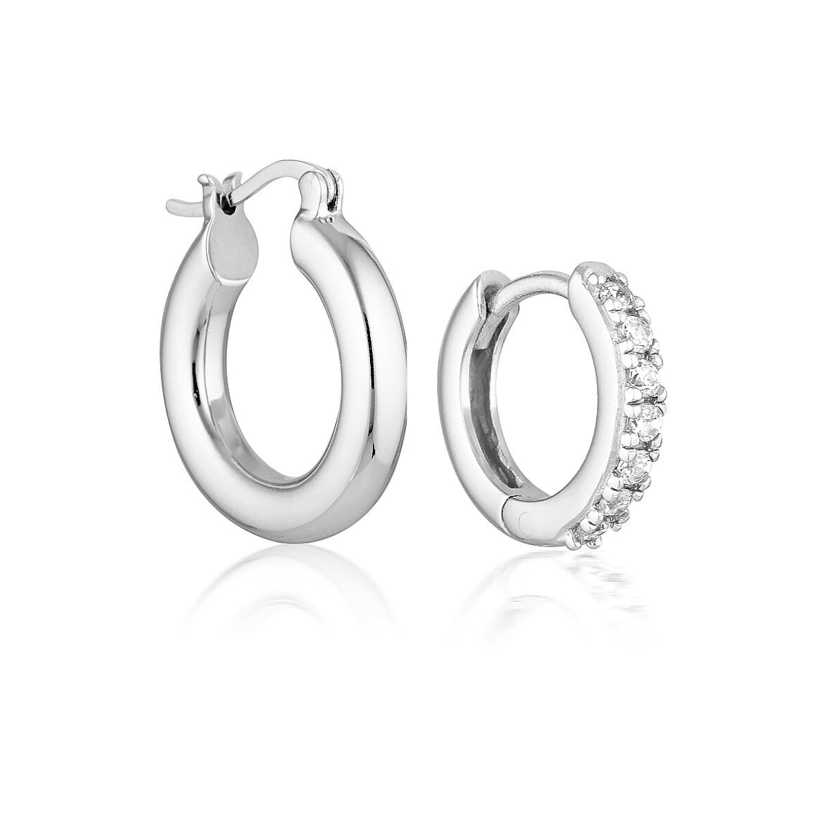 BETTY & LINA EARRING BUNDLE | SILVER