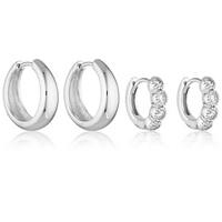 TULLY HOOPS & ELARA HUGGIES | SILVER