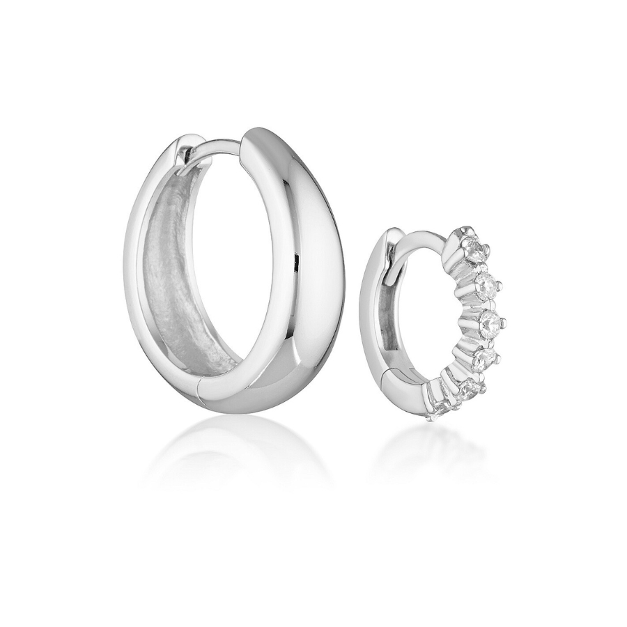 TULLY HOOPS & TESA HUGGIES | SILVER
