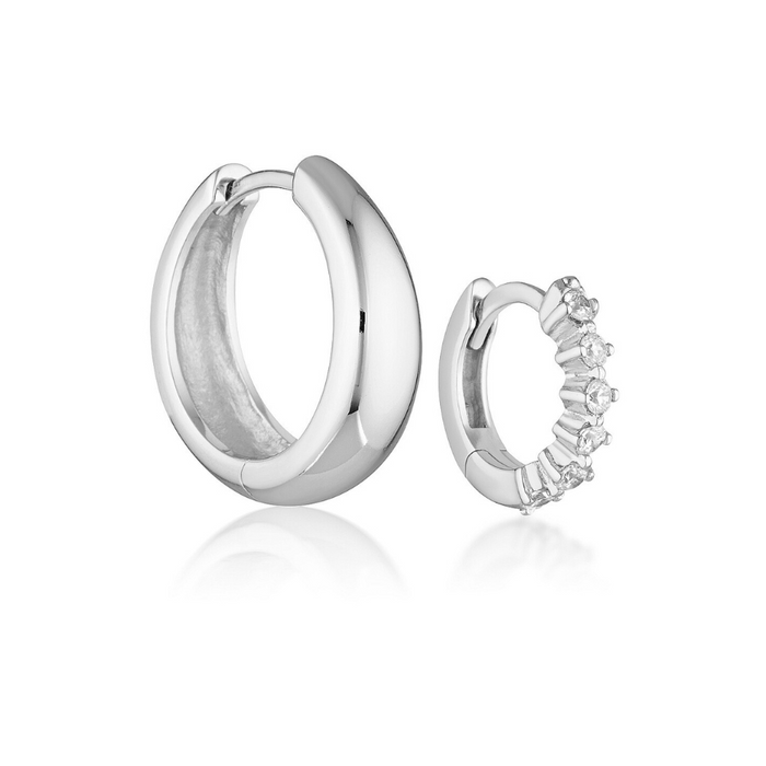 TULLY HOOPS & TESA HUGGIES | SILVER