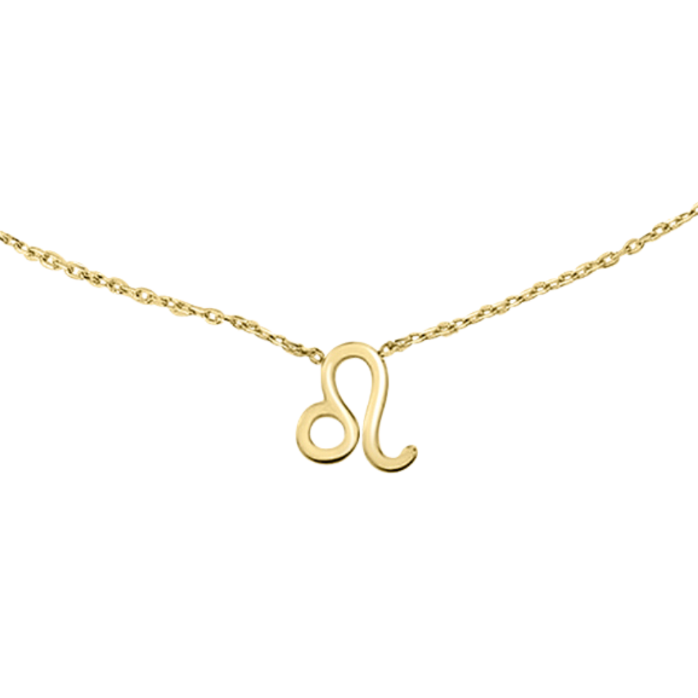 LEO ZODIAC NECKLACE | 9K SOLID GOLD