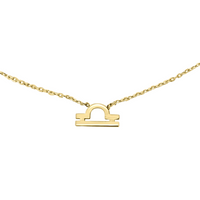 LIBRA ZODIAC NECKLACE | 9K SOLID GOLD