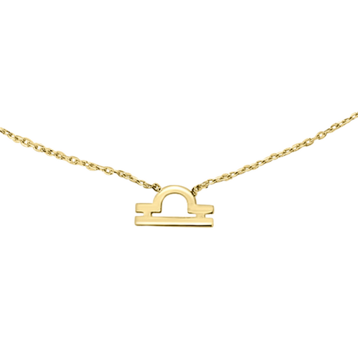 LIBRA ZODIAC NECKLACE | 9K SOLID GOLD