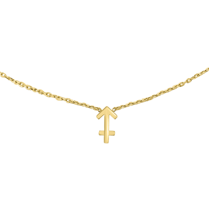 SAGITTARIUS ZODIAC NECKLACE | 9K SOLID GOLD