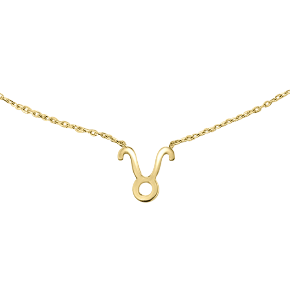 TAURUS ZODIAC NECKLACE | 9K SOLID GOLD