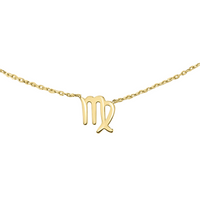 VIRGO ZODIAC NECKLACE | 9K SOLID GOLD