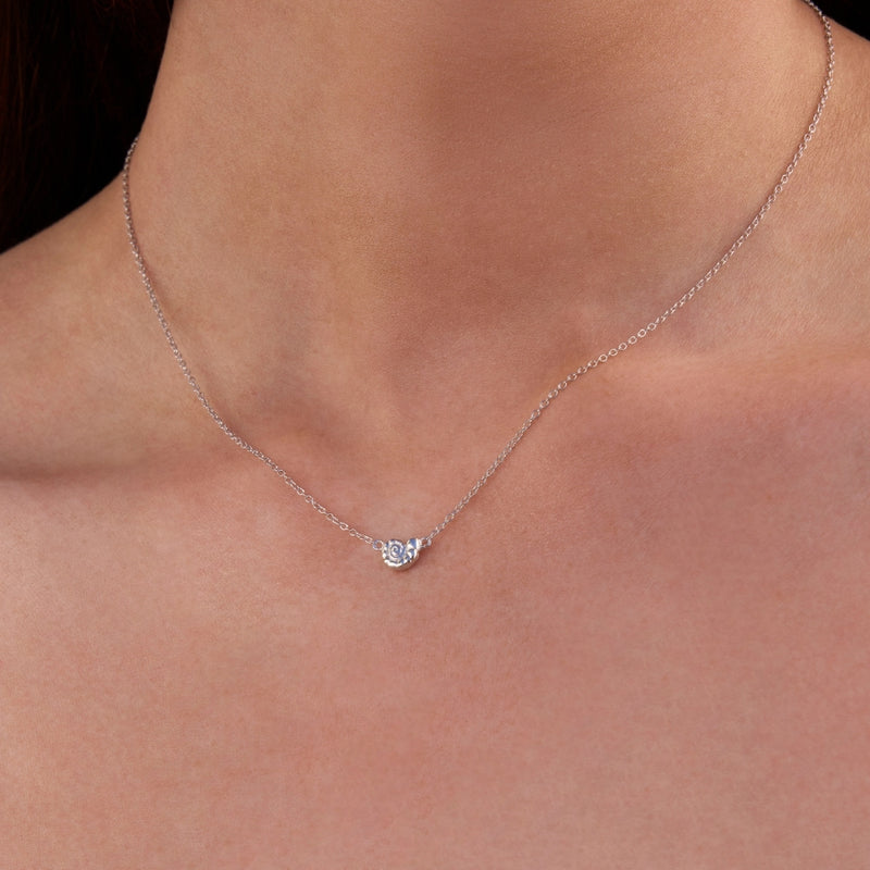 CONCH SHELL NECKLACE | SILVER