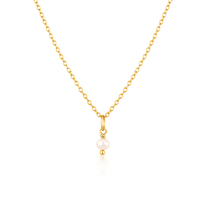 SOMA PEARL NECKLACE | GOLD