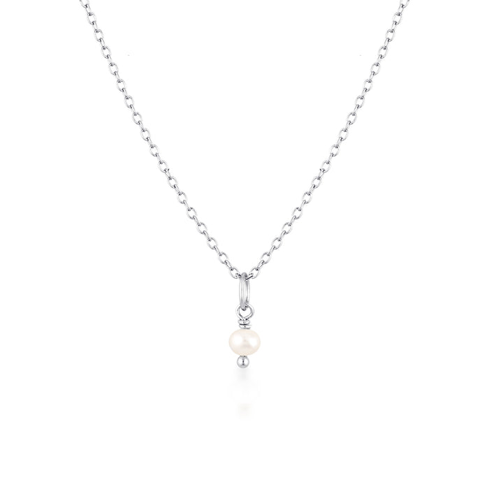 SOMA PEARL NECKLACE | SILVER