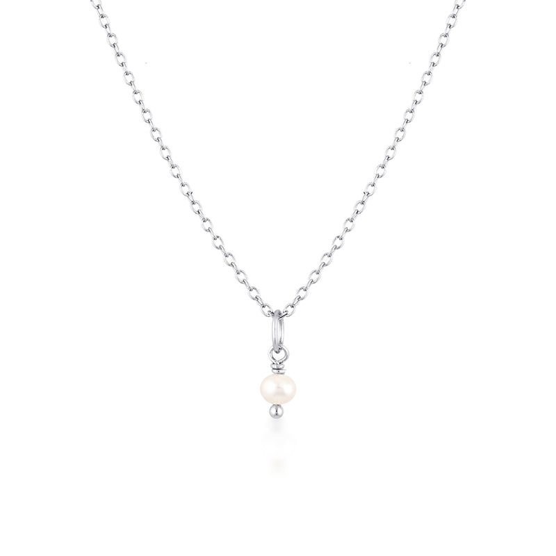 SOMA PEARL NECKLACE | SILVER