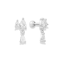Riley Ball Back Stud - Silver
