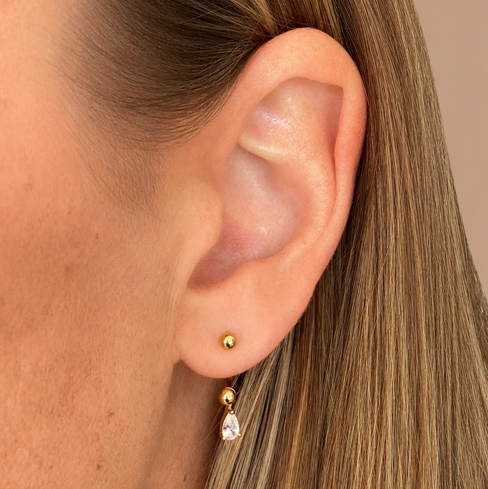 Thea U Hoops - Gold