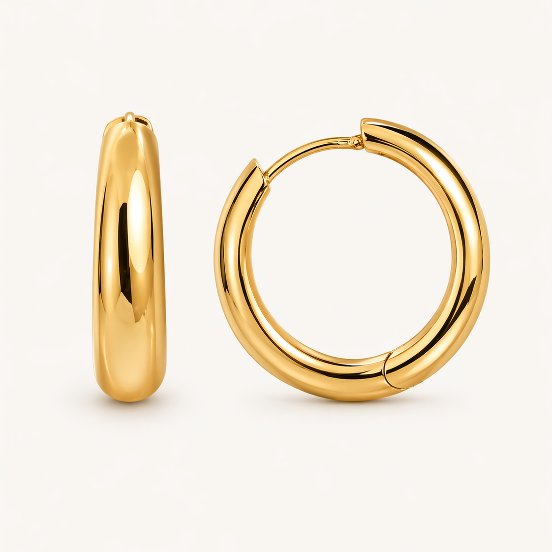 Tully Hoops 20mm - Gold