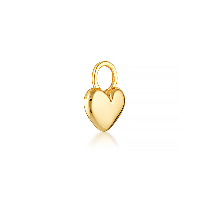 PARIS HEART CHARM | GOLD