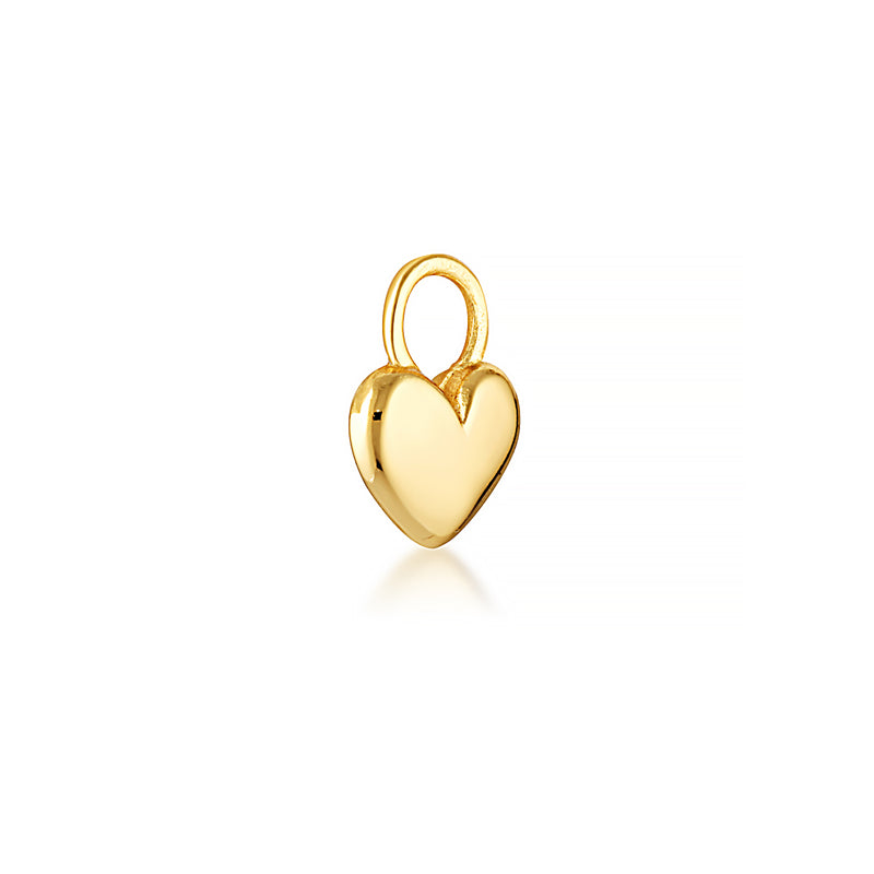 PARIS HEART CHARM | GOLD