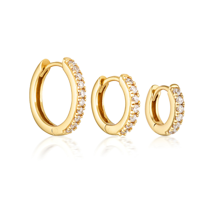 LINA EARRING SET | GOLD
