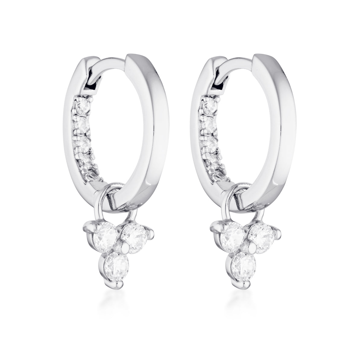 LOTUS HOOPS | SILVER