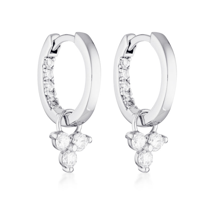 LOTUS HOOPS | SILVER