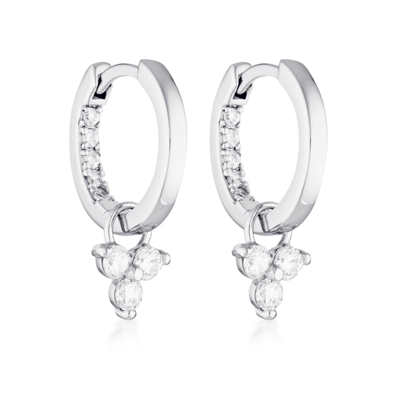 LOTUS HOOPS | SILVER