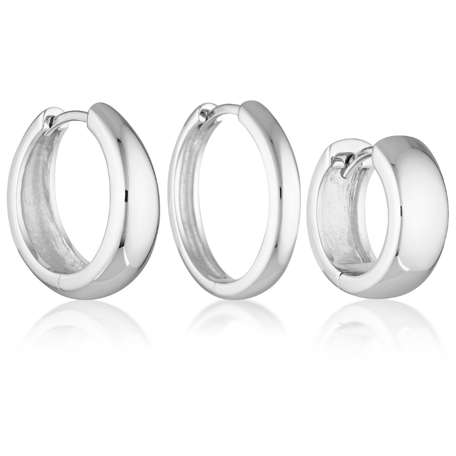 LUMI EARRING SET | SILVER