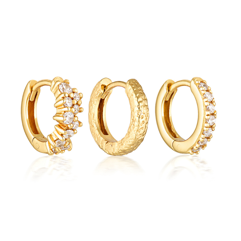 MUSE EARRING SET | GOLD