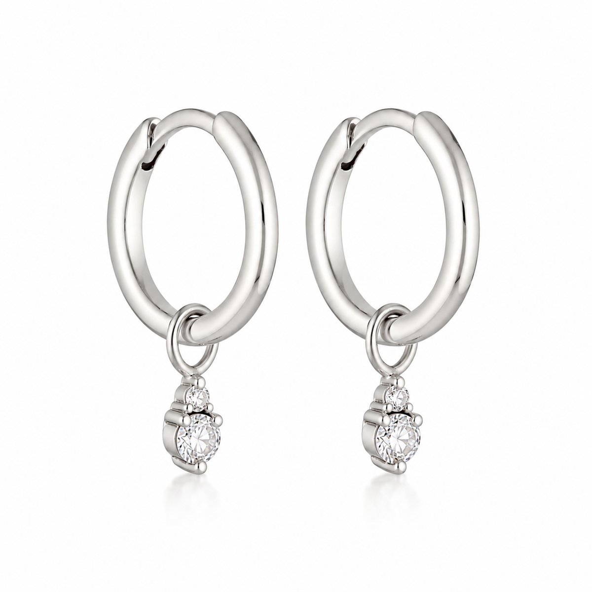 Paige Hoops - Silver