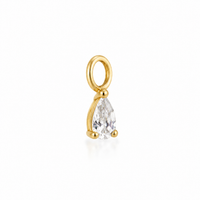 Pear Charm - Gold