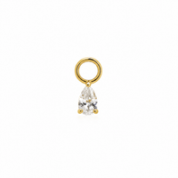 Pear Charm - Gold
