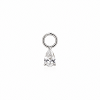 Pear Charm - Silver