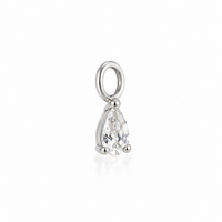 Pear Charm - Silver