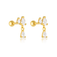 Riley Ball Back Stud - Gold