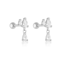 Riley Ball Back Stud - Silver