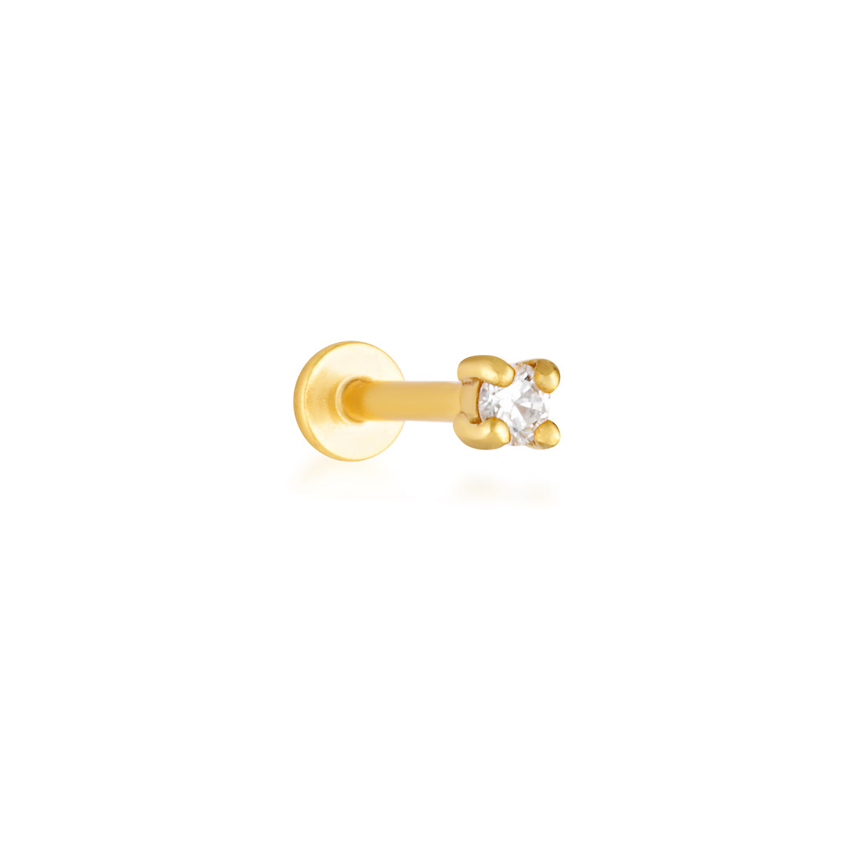 Round Flatback Stud - Gold