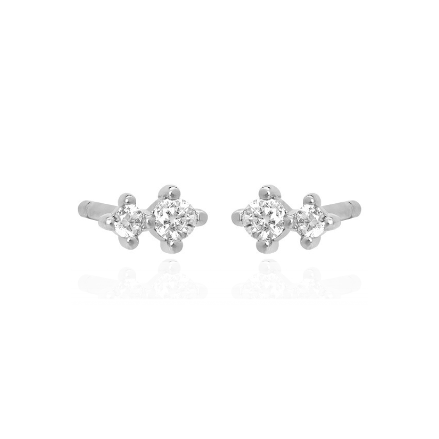 NIVA STUDS | SILVER