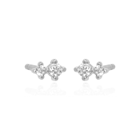 NIVA STUDS | SILVER