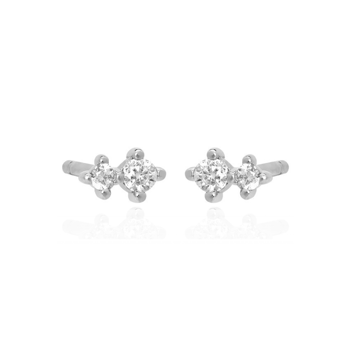 NIVA STUDS | SILVER