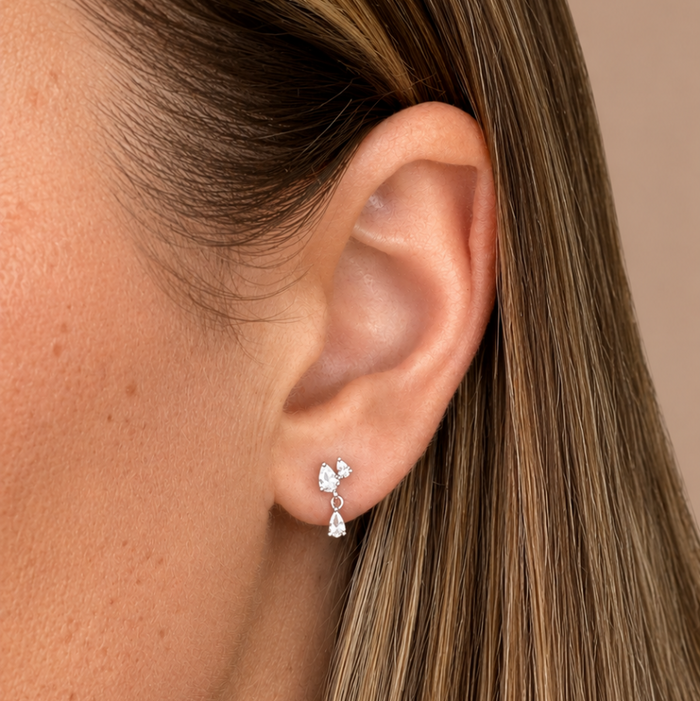 Riley Ball Back Stud - Silver