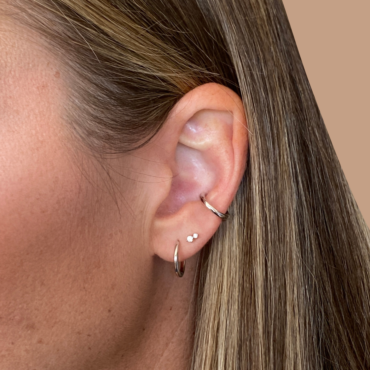 SENA SLEEPER HOOPS | SILVER