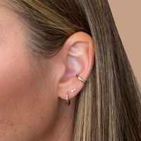 SENA SLEEPER HOOPS | SILVER