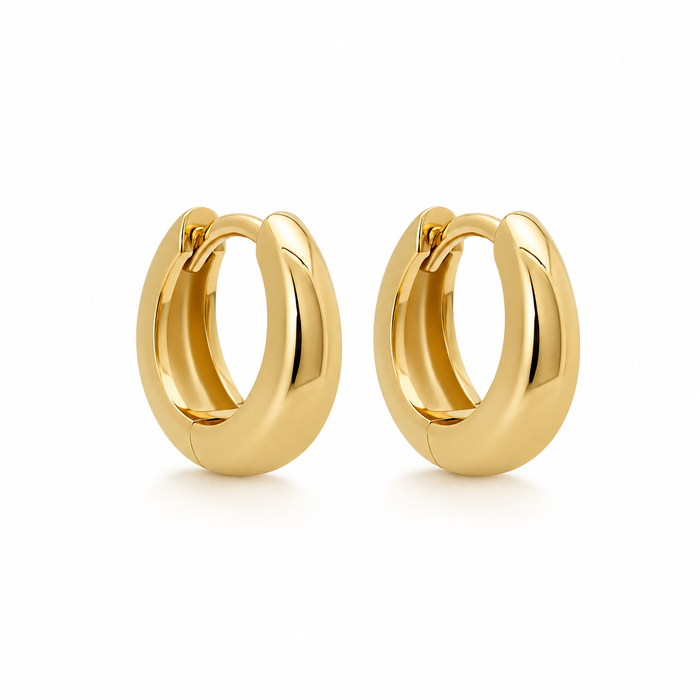 Slim Tully Hoops 15mm - Gold