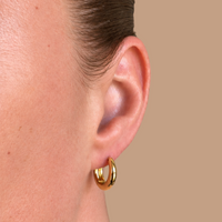 Slim Tully Hoops 15mm - Gold